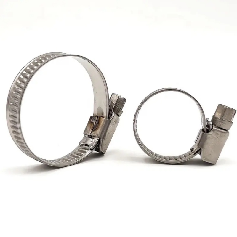 12mm W4 German Type Hose Clamp with Flat Screw