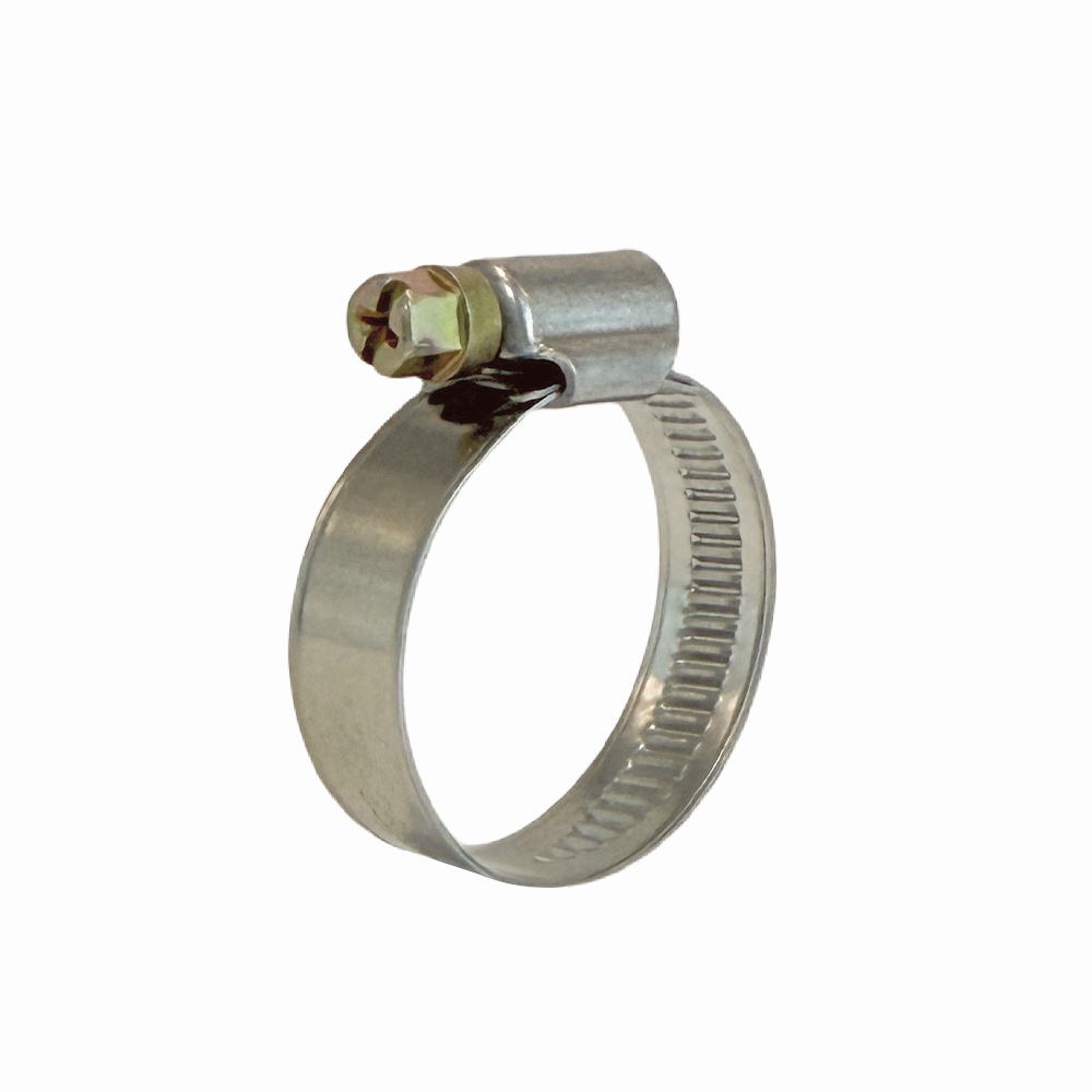12mm W2 Worm Gear Hose Clamp with Cross Screw
