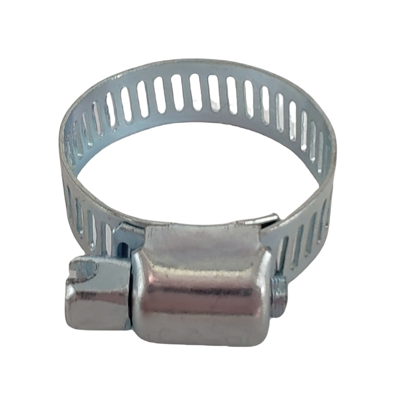8mm W1 Worm Drive Hose Clamp with Flat Screw