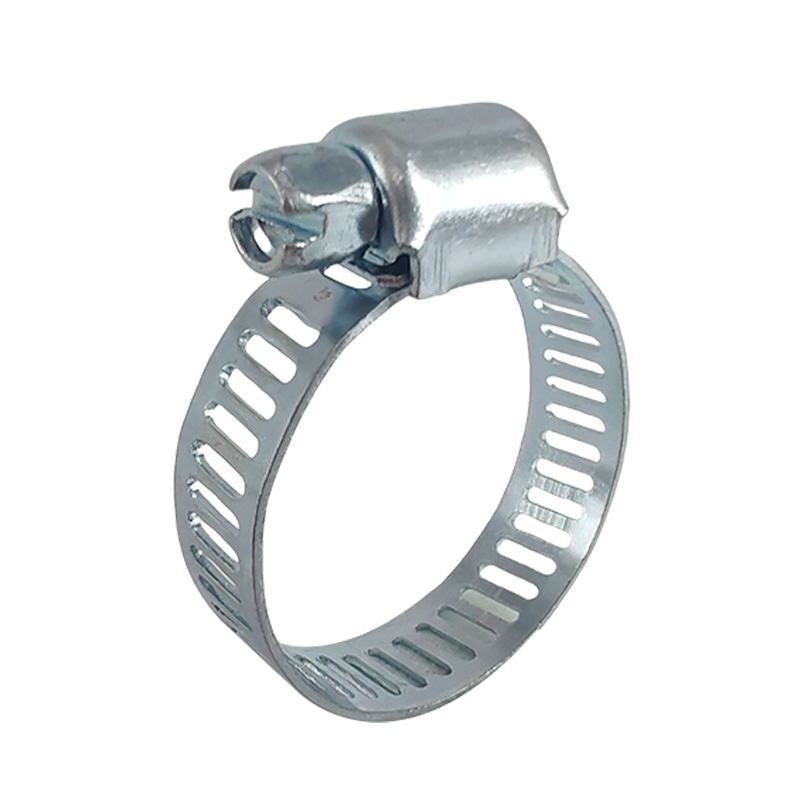 8mm W1 Worm Drive Hose Clamp with Flat Screw