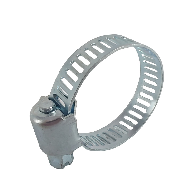 8mm W1 Worm Drive Hose Clamp with Flat Screw