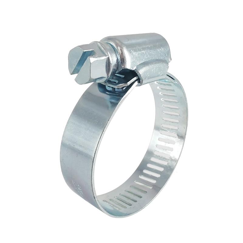 12.7mm W1 Worm Gear Hose Clamp with Flat Screw
