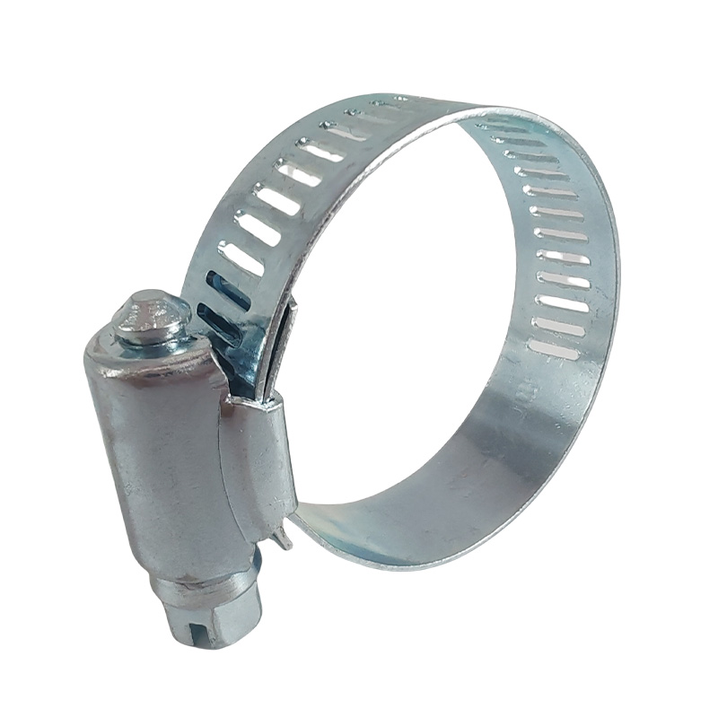12.7mm W1 Worm Gear Hose Clamp with Flat Screw