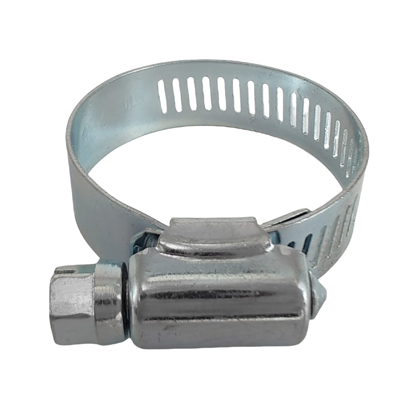 12.7mm W1 Worm Gear Hose Clamp with Flat Screw